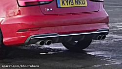 درگ آئودی S3 با مرسدس  CLA 35...