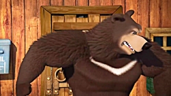 كارتون جذاب ماشا و ميشا