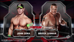 کشتی کج WWE - مبارزه جان سینا...