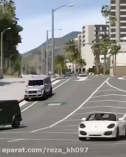 انیمیشن فوق تخیلی تصادف ماشین