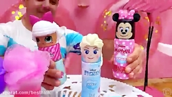 استیسی و پدر این قسمت حمام کرد...