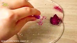 قاطی کردن میکاپ با اسلایم&hear...