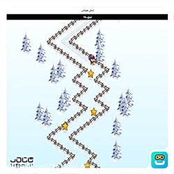 بازی آنلاین مهارتی اسکی هیجانی