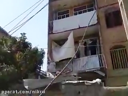 انفجار گاز شهری یک ساختمان ۴ ط...