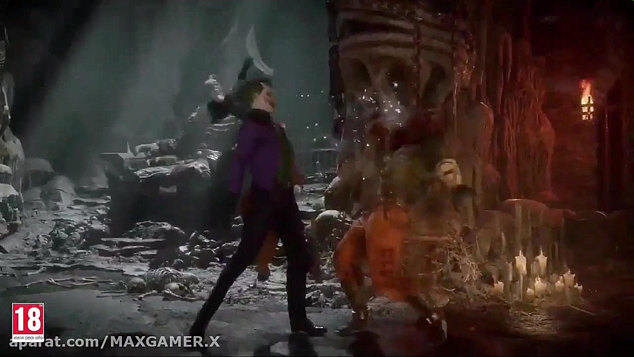 معرفی رسمی  نیروی جدید MORTAL KOMBAT به نام JOKER(جوکر 18) زمان136ثانیه