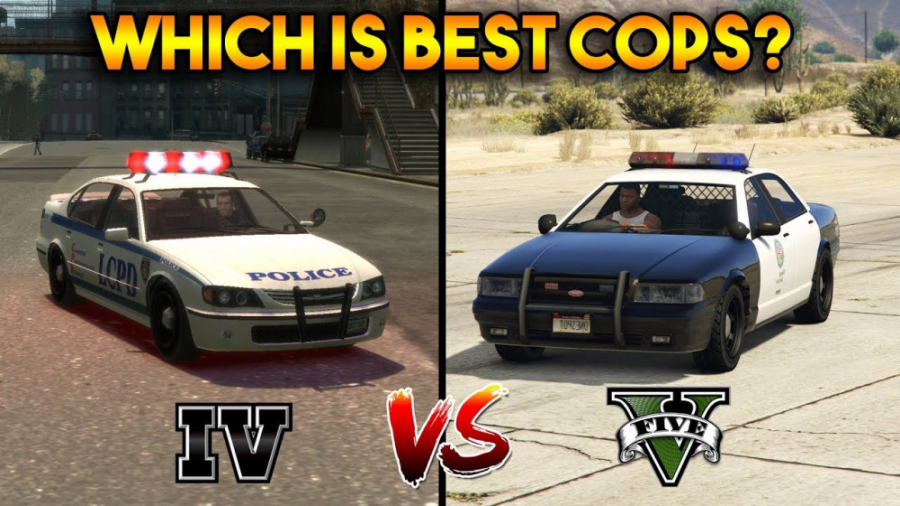 پلیس GTA IV و GTA V ( کدوم بهتره؟ )