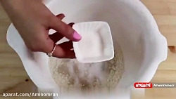 آموزش پخت نان خانگی.