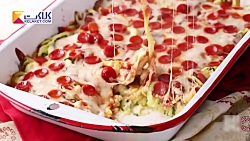 طرز تهیه کاسرول پیتزا با کدو27...