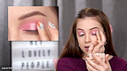 آموزش آرایش و میکاپ چشم (PINK...