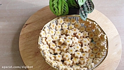 طرز تهیه شیرینی نخودچی خانگی