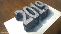 آموزش نقاشی سه بعدی 2019