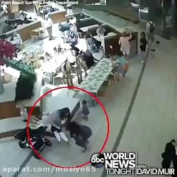 نجات نوزاد از خفگی توسط پلیس!!...