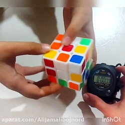 ساخت مکعب روبیک در یک دقیقه و...