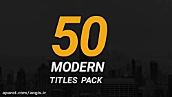 پروژه افترافکت 50 عناوین آماده