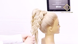 شنیون مجلسی بسیار زیبا و آسان