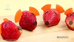 اموزش 7 ایده جالب میوه ارایی ب...