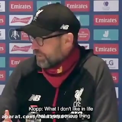 نظر کلوپ در مور دکرونا