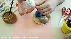 رنگ آمیزی تخم مرغ سفره هفت سین