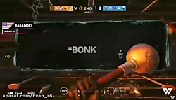 لحظات خنده دار بازی رینبو سیکس...