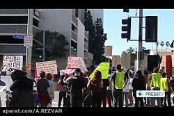 تظاهرات آمریکایی ها علیه پلیس...