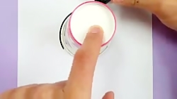 نقاشی بستنی کودکانه ساده و بام...