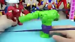 نبرد هالک و مرد عنکبوتی در شهر...