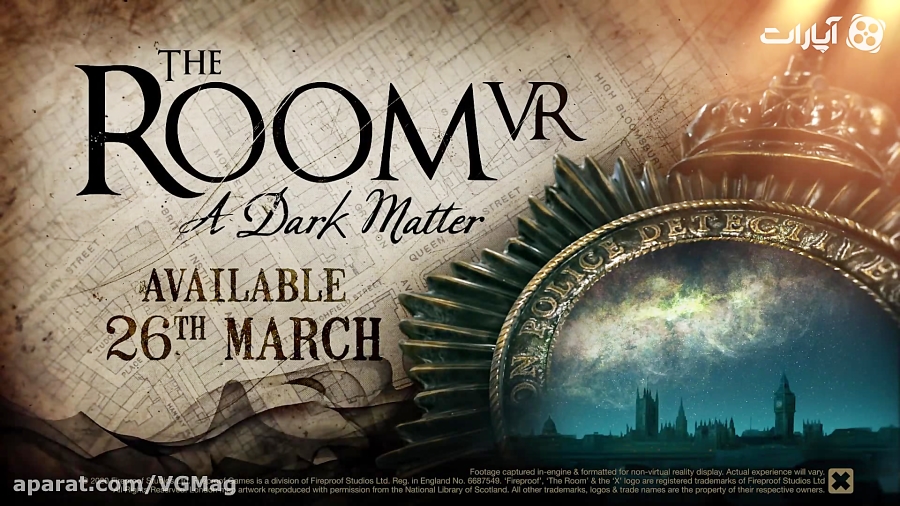 تریلر معرفی The Room VR: A Dark Matter برای PS VR - وی جی مگ