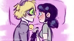 کمیک ازدواج لیدی باگ...مرینت ک...