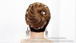 آموزش بافت مو وشینیون عروس ایر...