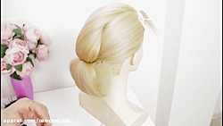 آموزش بافت مو و شینیون عروس ای...