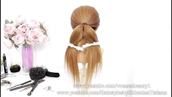 آموزش بافت مو وشینیون عروس ایر...