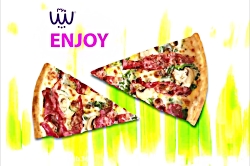 پیتزا ایتالیایی بیکن