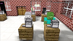 ماینکرافت مدرسه ی هیولا ها چال...