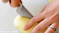 طرز تهیه سیب زمینی سوخاری گوشت...