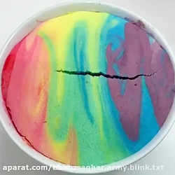 اسلایم رنگین کمانی. کپی به شرط...