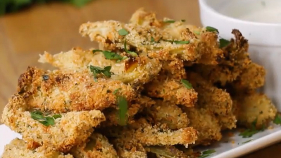 آموزش آشپزی - کنگر فرنگی سوخاری - کلینیک لاغری سیبیتا