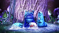 کارتون جذاب لاروا