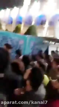 حمله به گیت‌های ورودی حرم امام...