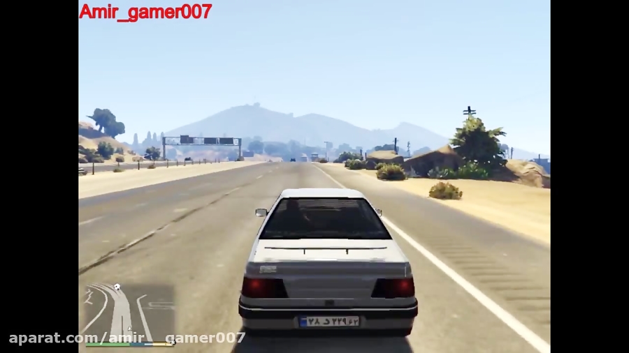 گیم پلی با ماشین پژو405/GTAV