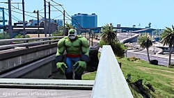 جنگ سرسخت هالک و مرد آهنین در...