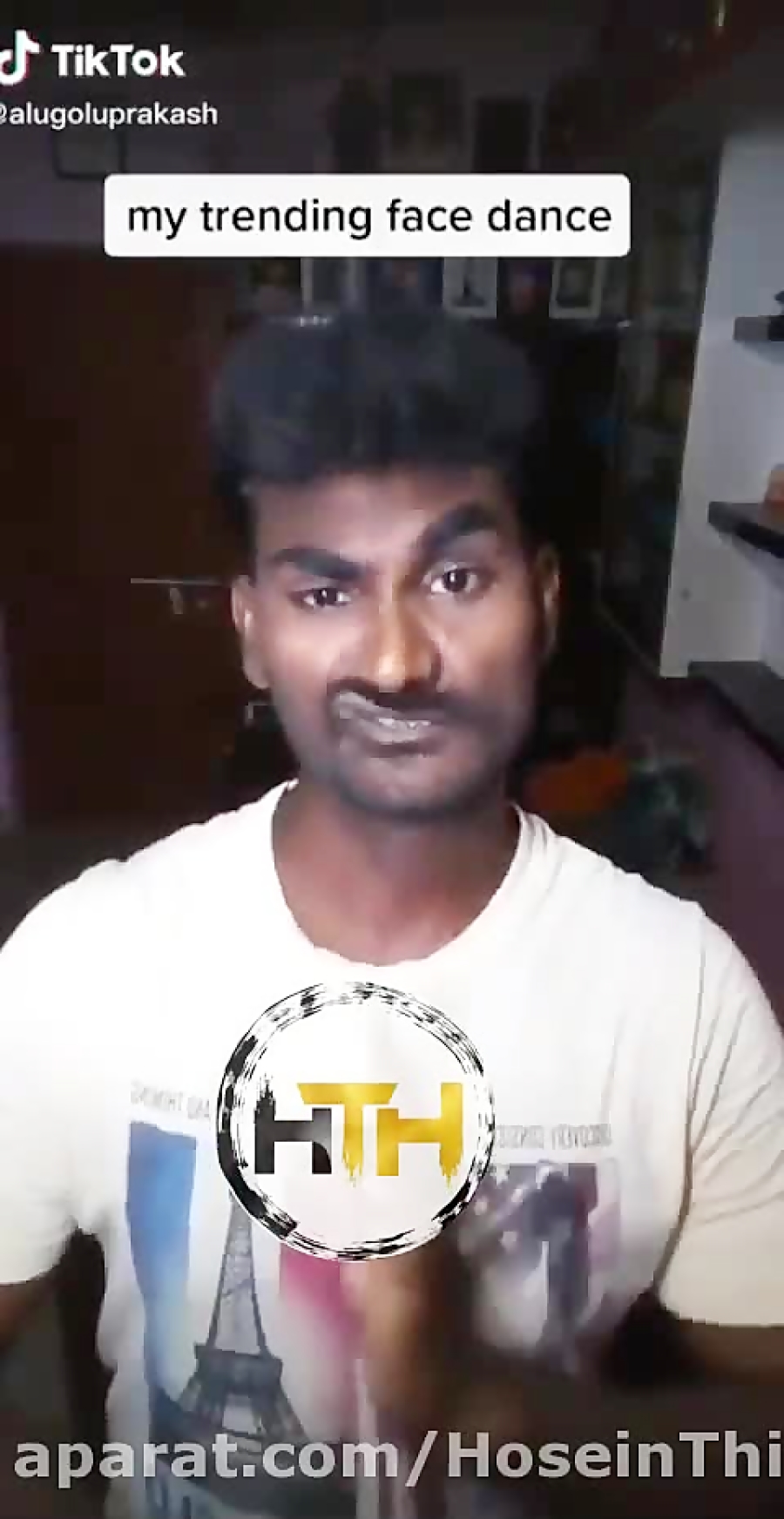 چالش حرکات صورت با اهنگ