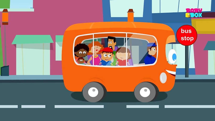 اتوبوس کودکان انیمیشن شاد آموزشی کودک Wheels On The Bus