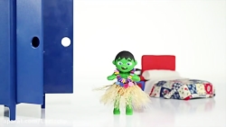 کارتون کودکانه السا و انا هالک...