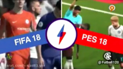 مقایسه گیم پلی PES و FIFA (گزا...