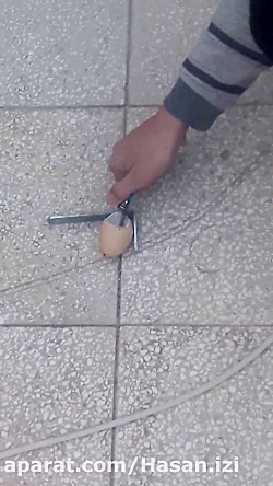 ترقه سیگارت داخل تخم مرغ