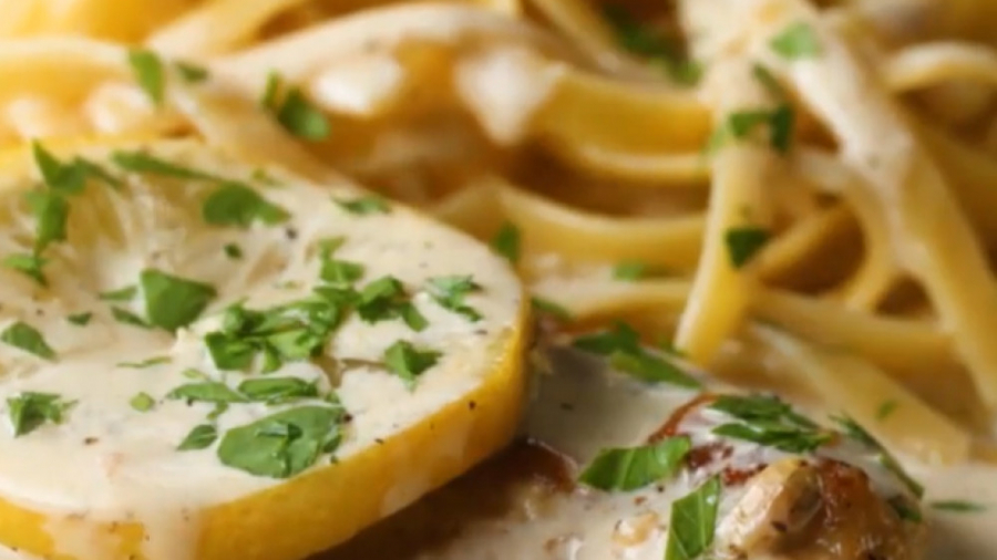 آشپزی سالم - مرغ لیمویی و خامه‌ای - کلینیک لاغری سیبیتا