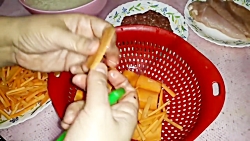 طرز تهیه هویج پلو مجلسی همراه...