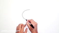 نقاشی کودکانه خرگوش ( آموزش نق...