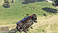 وقتی یک ماشین افرود از کوه میو...