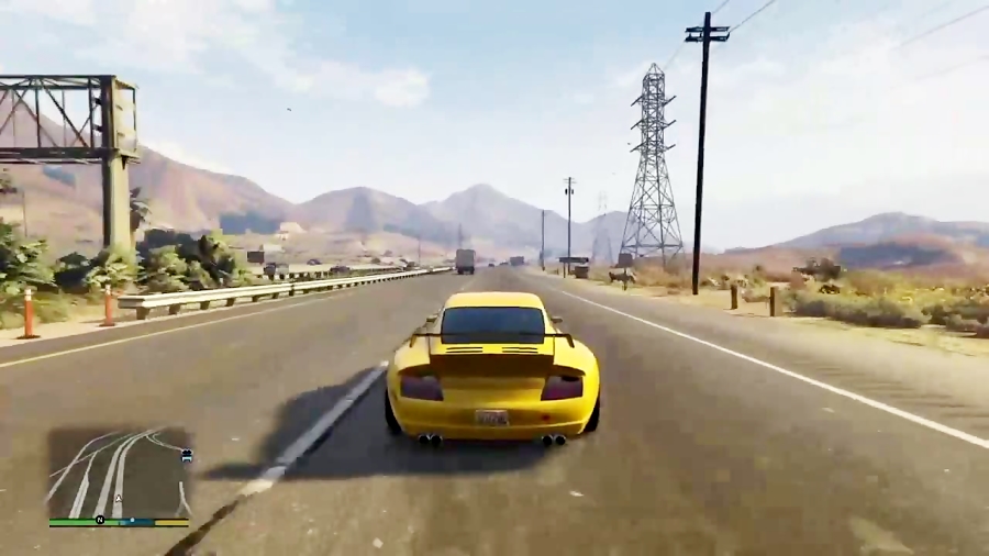 گیمپلی بازی GTA V | رانندگی | نهایت سرعت